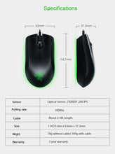 Load image into Gallery viewer, Razer Jugan Gaming Mouse Gamer 7200DPI
